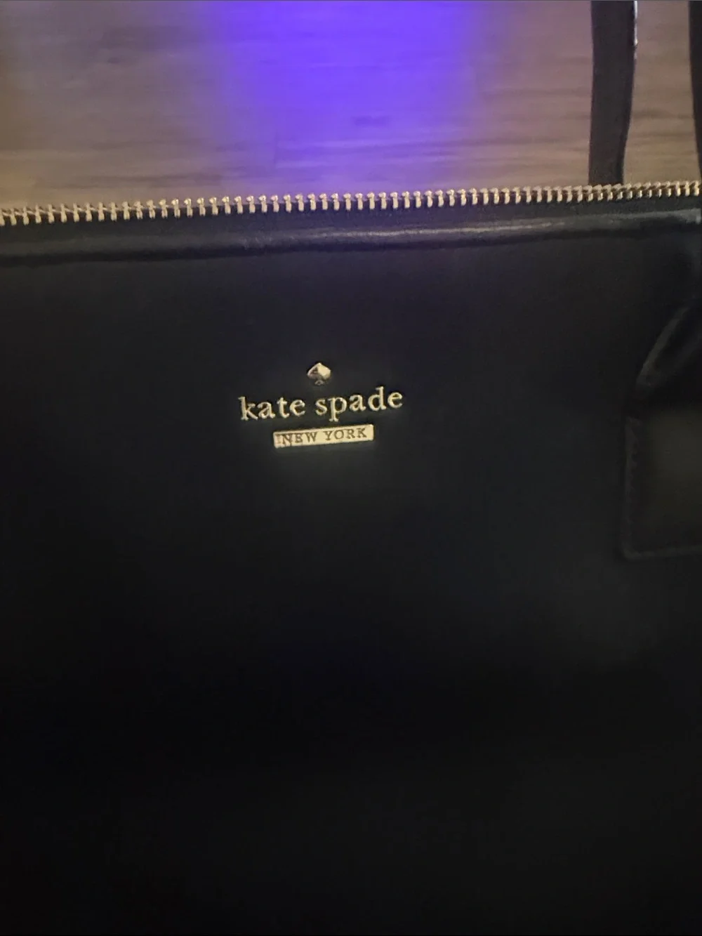 kate spade Black Structured Laptop Tote